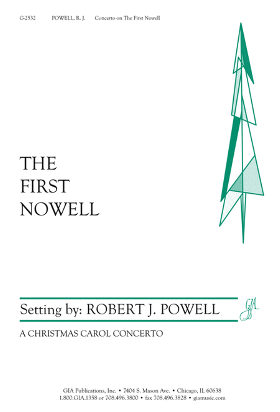 The First Nowell 4-Part scores gallery preview page 1