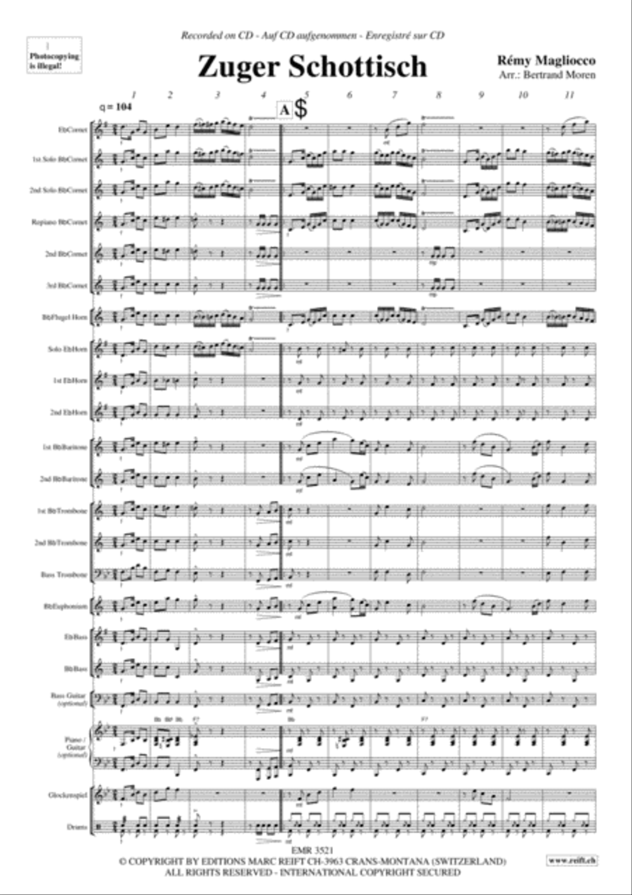 Zuger Schottisch Brass Band scores gallery preview page 4