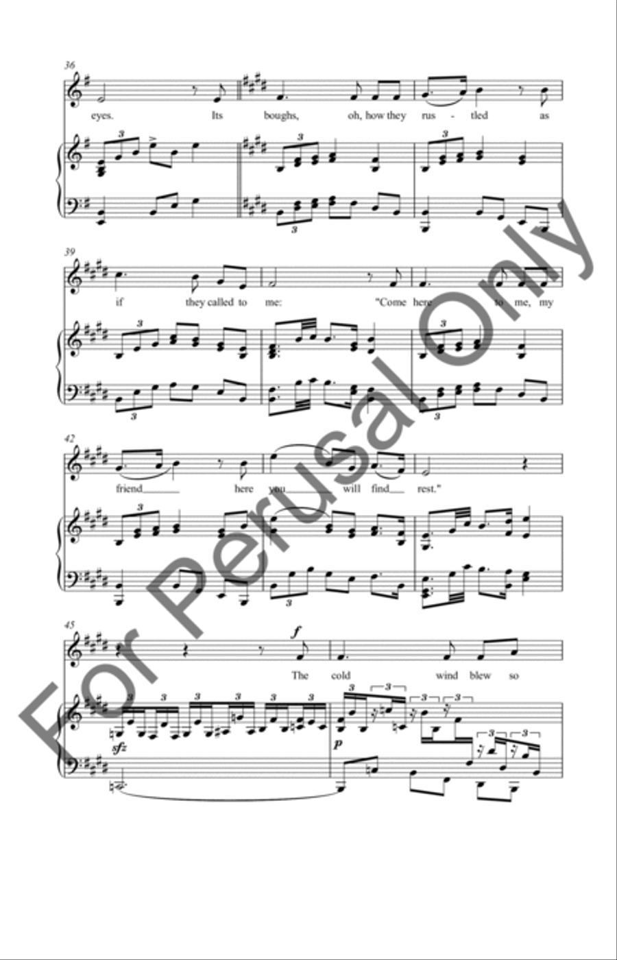 Der Lindenbaum Unison Choir scores gallery preview page 5