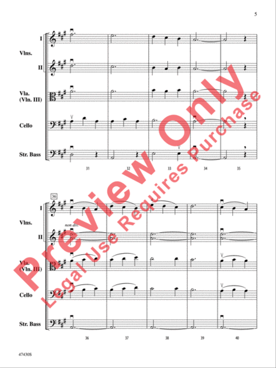 Sky Suite Sky Suite String Orchestra scores gallery preview page 6