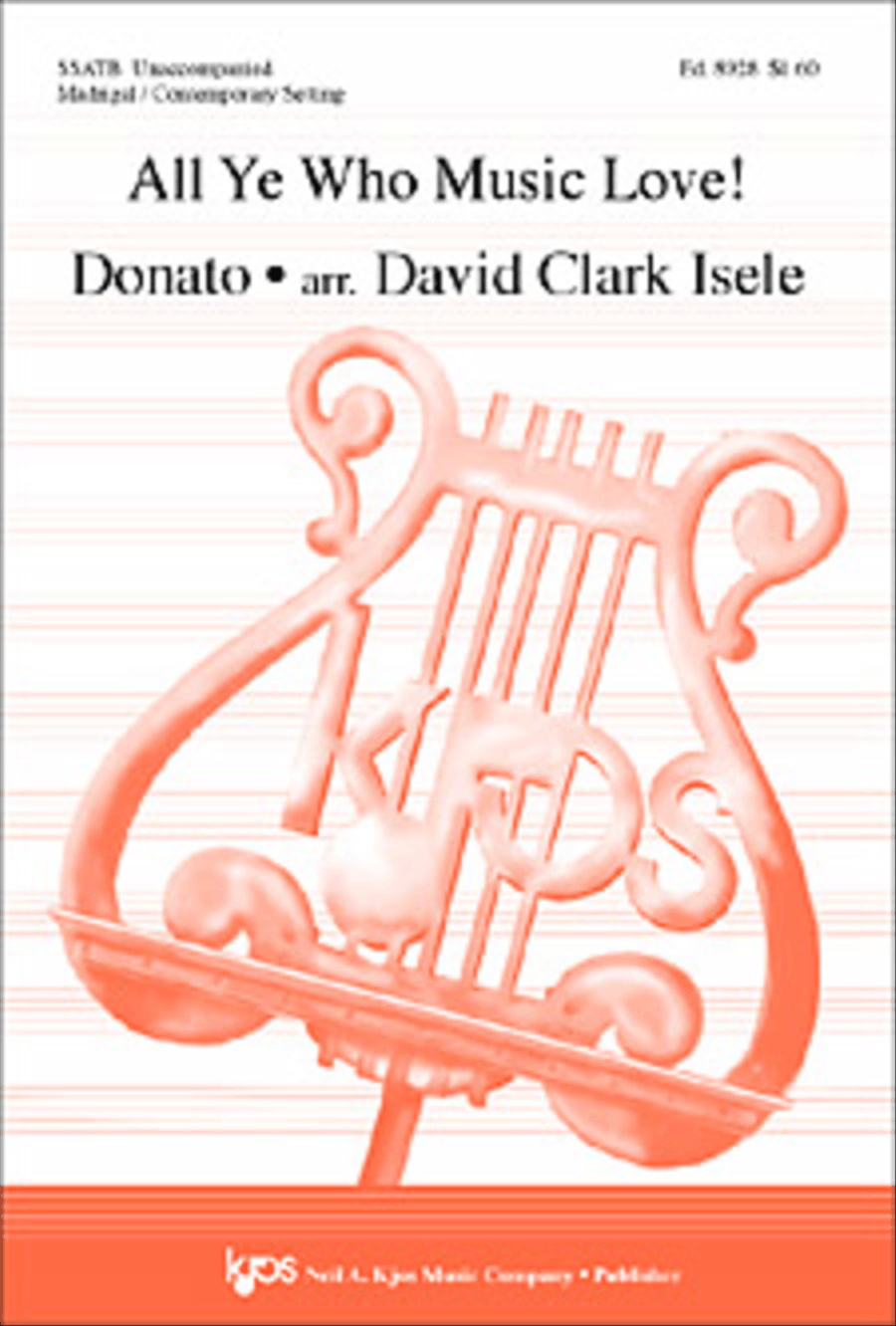 All Ye Who Music Love! All Ye Who Music Love! 4-Part scores gallery preview page 1