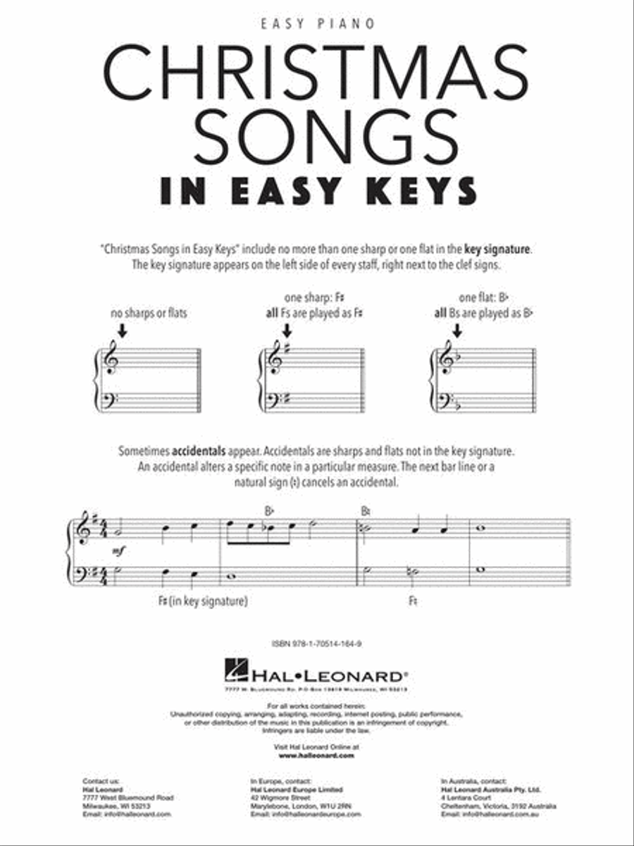 Christmas Songs – In Easy Keys Easy Piano scores gallery preview page 3