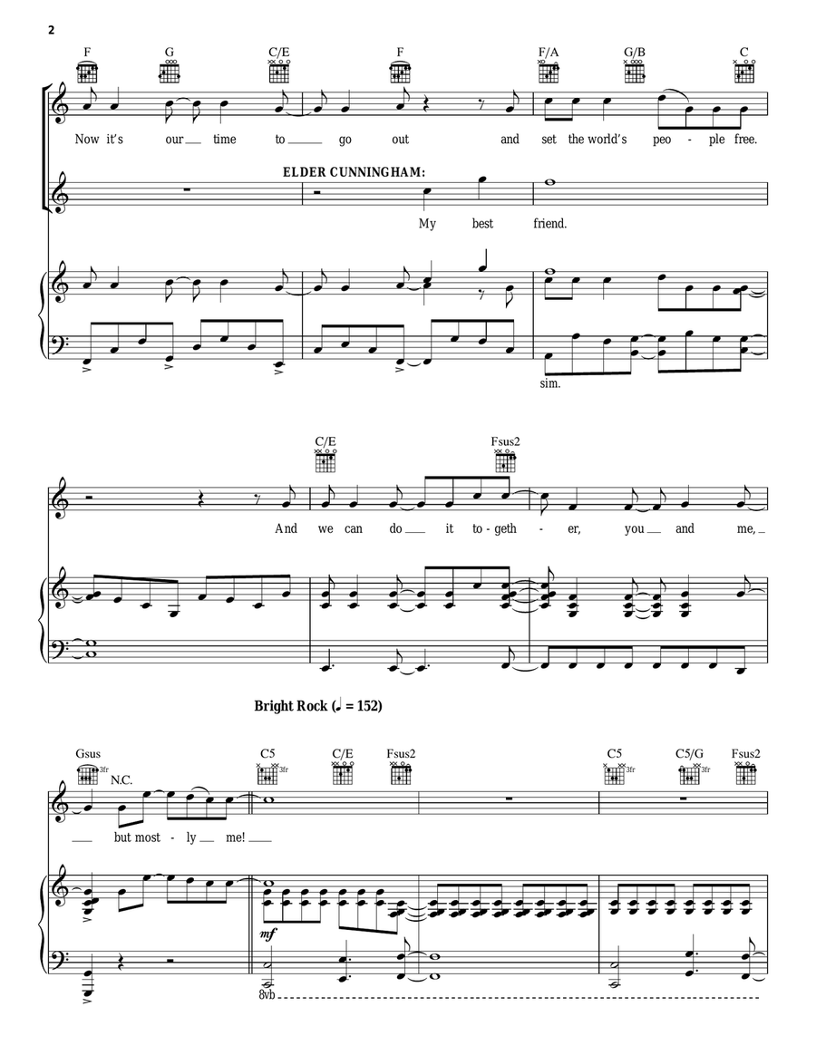 You And Me (But Mostly Me) Piano, Vocal, Guitar scores gallery preview page 2