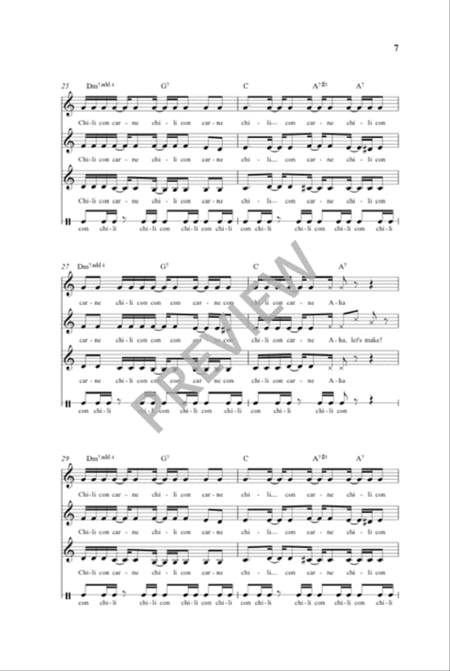 Chili Con Carne - SSA SSA scores gallery preview page 6
