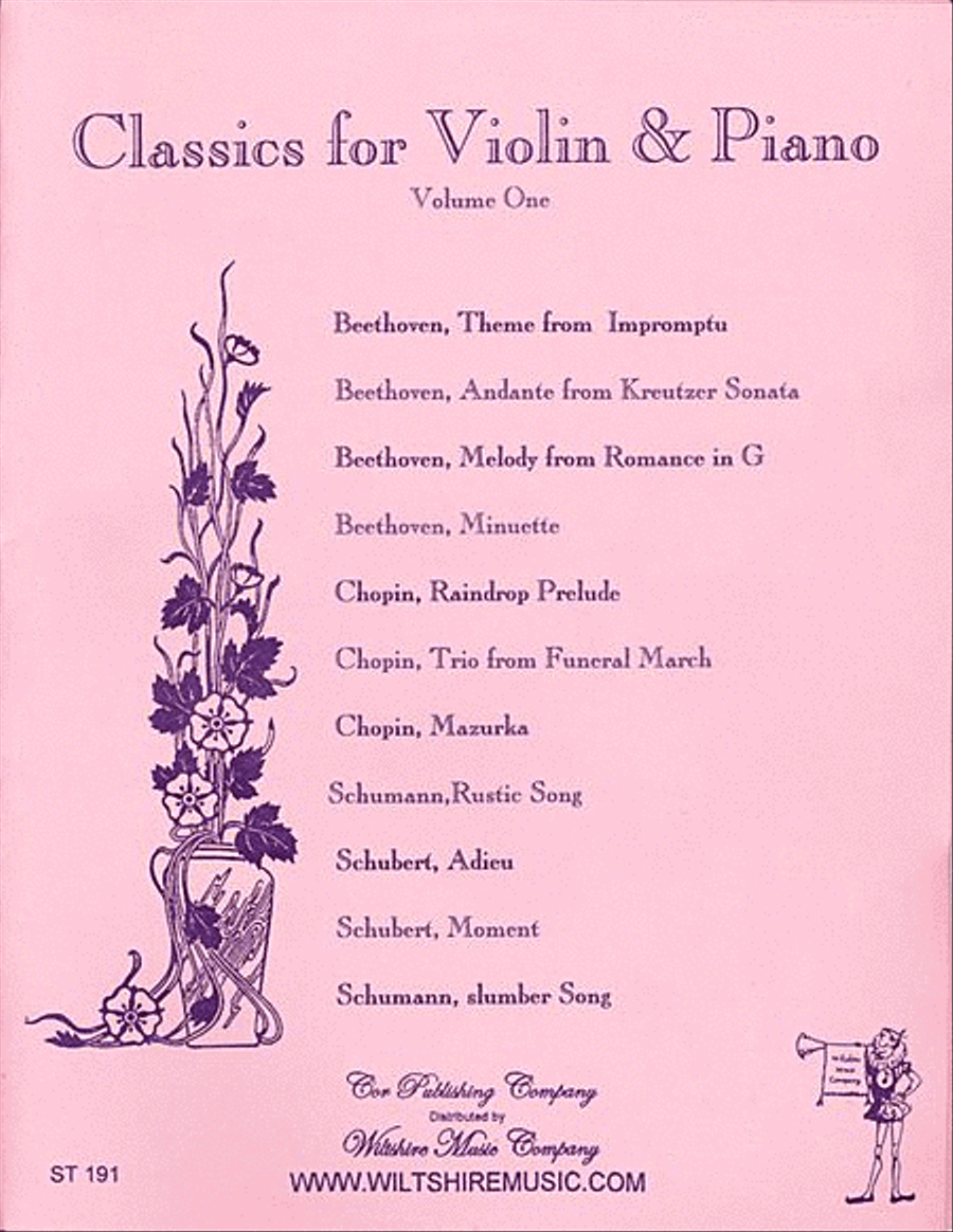 Classics for Violin, Volume 1