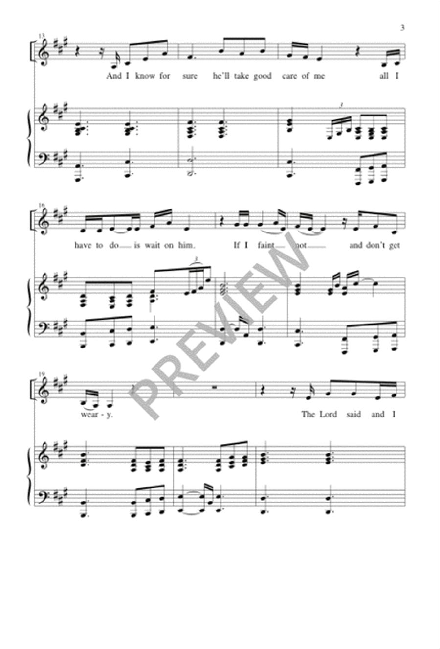 If I Faint Not If I Faint Not 4-Part scores gallery preview page 2
