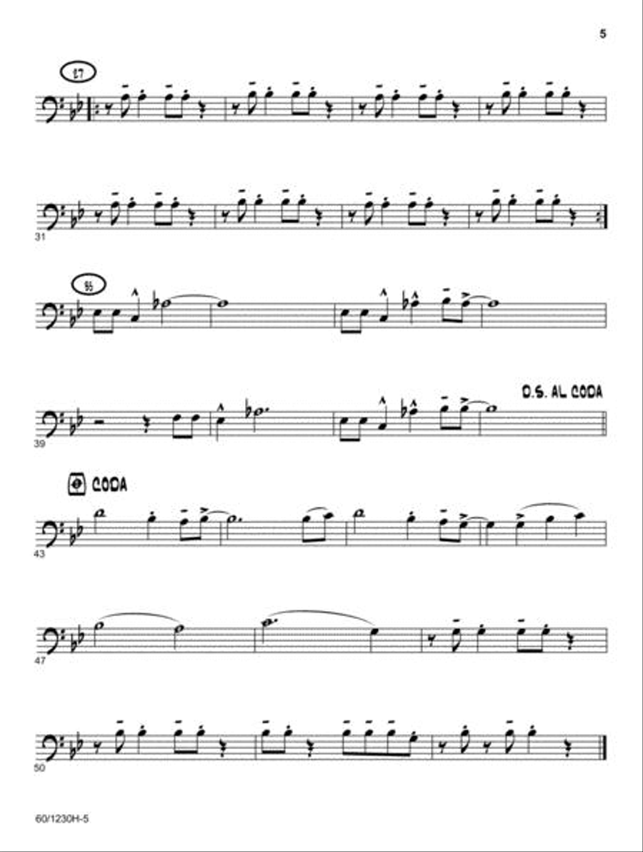 Jazz Basics - Trombone/Baritone B.C. Jazz Ensemble scores gallery preview page 5
