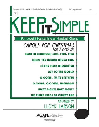 Book cover for Keep It Simple (Carols for Christmas)
