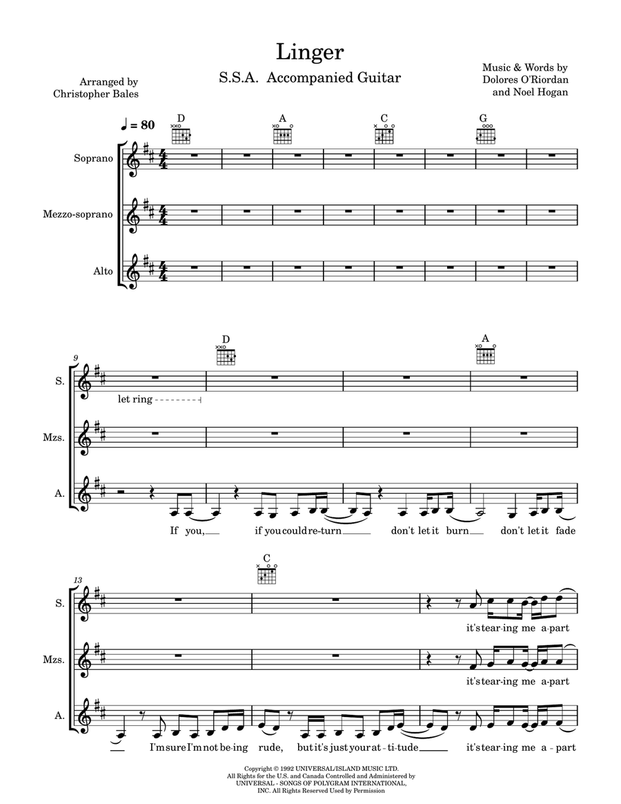 Linger SSA scores gallery preview page 1