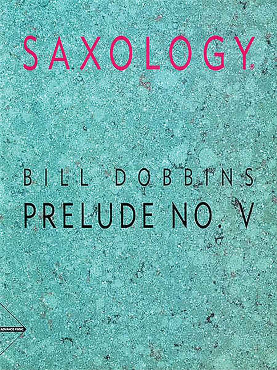Saxology -- Prelude No. V Saxophone Quintet scores gallery preview page 1