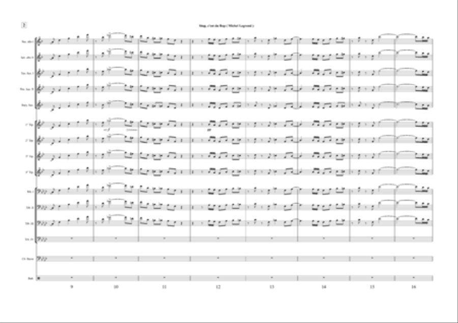 Stop c'est du bop Jazz Ensemble scores gallery preview page 3