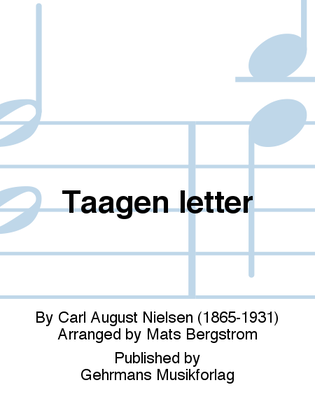 Book cover for Taagen letter