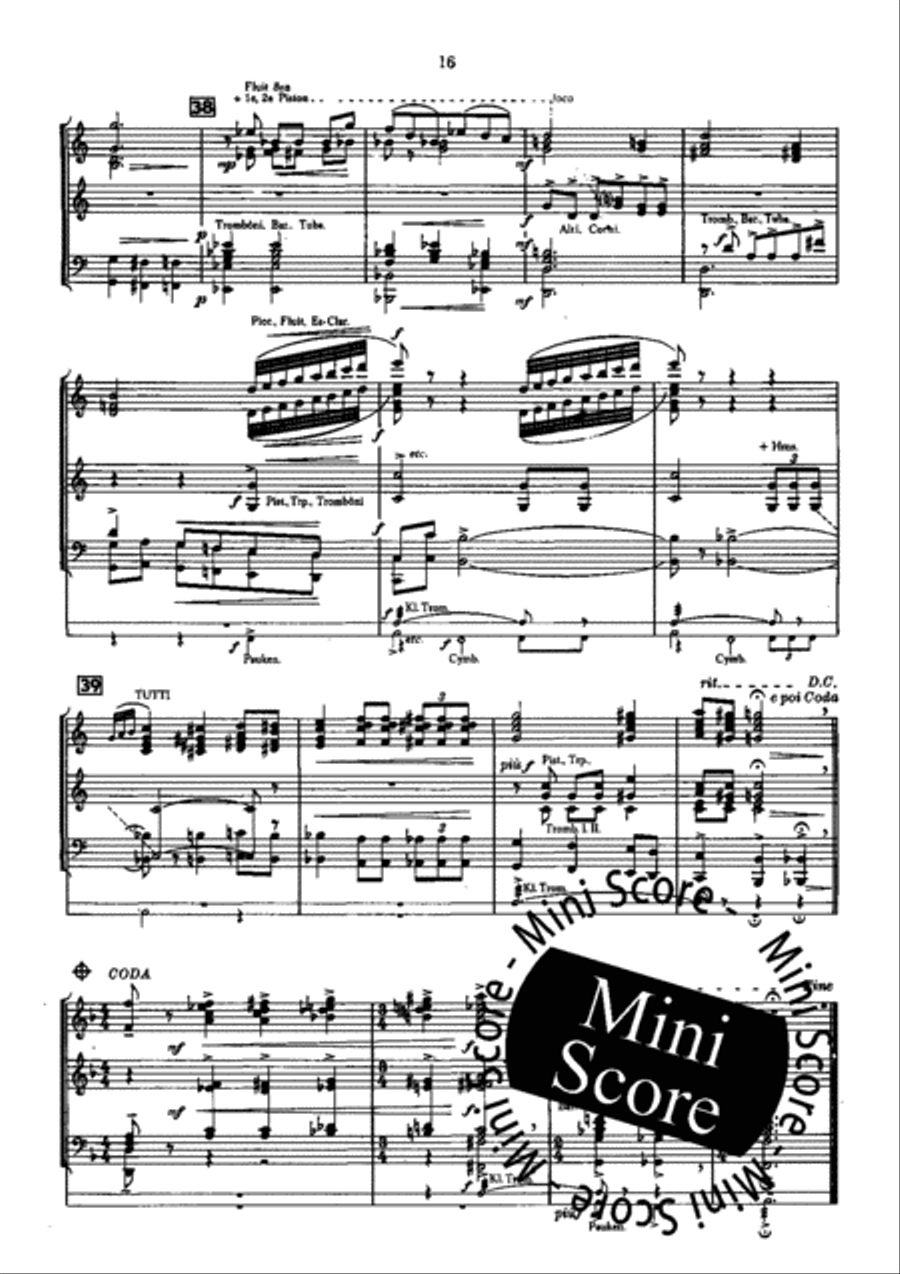 Persiflages Concert Band scores gallery preview page 18