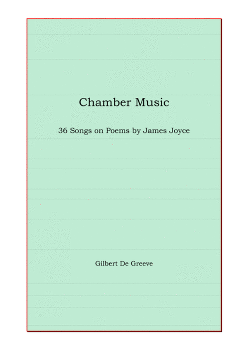 Complete 36 Songs on Poems by James Joyce