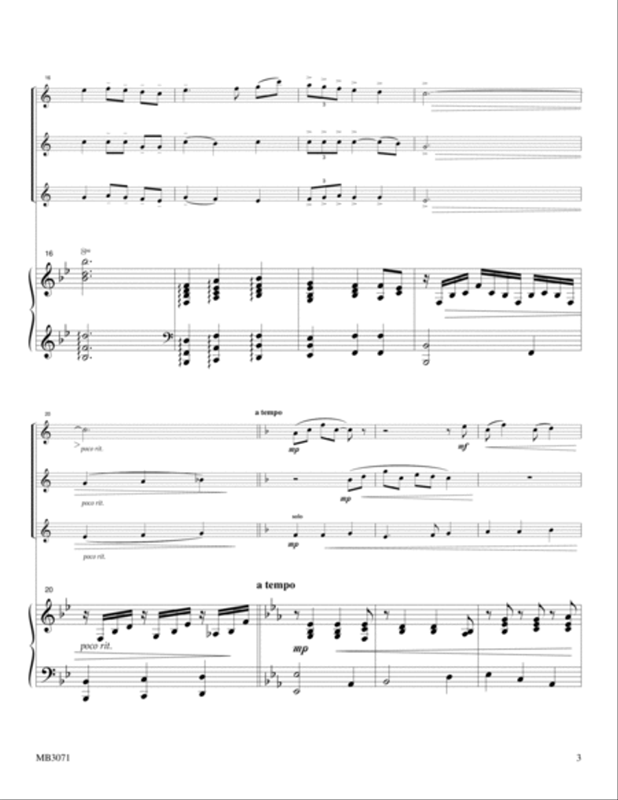 My Country 'Tis of Thee Trumpet scores gallery preview page 3