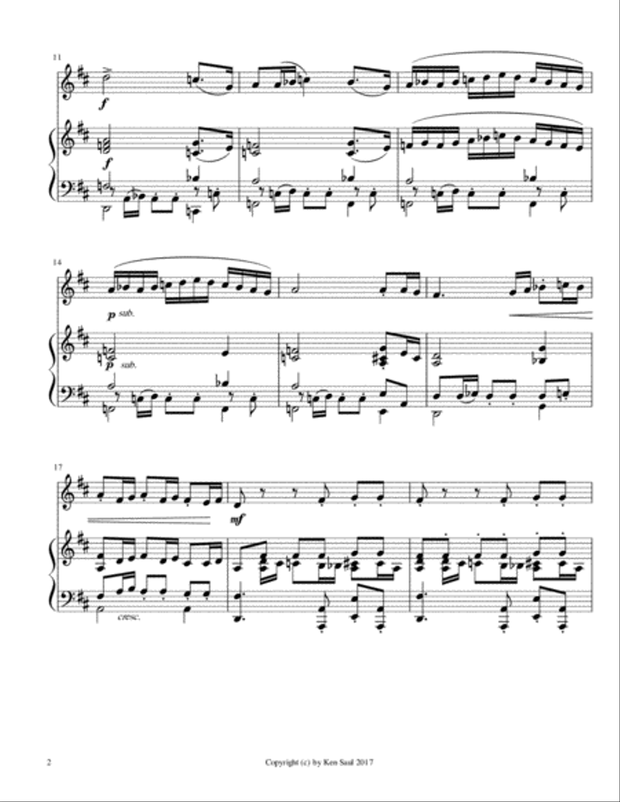 Sevilla from Suite Española for Trumpet and Piano Trumpet Solo scores gallery preview page 4