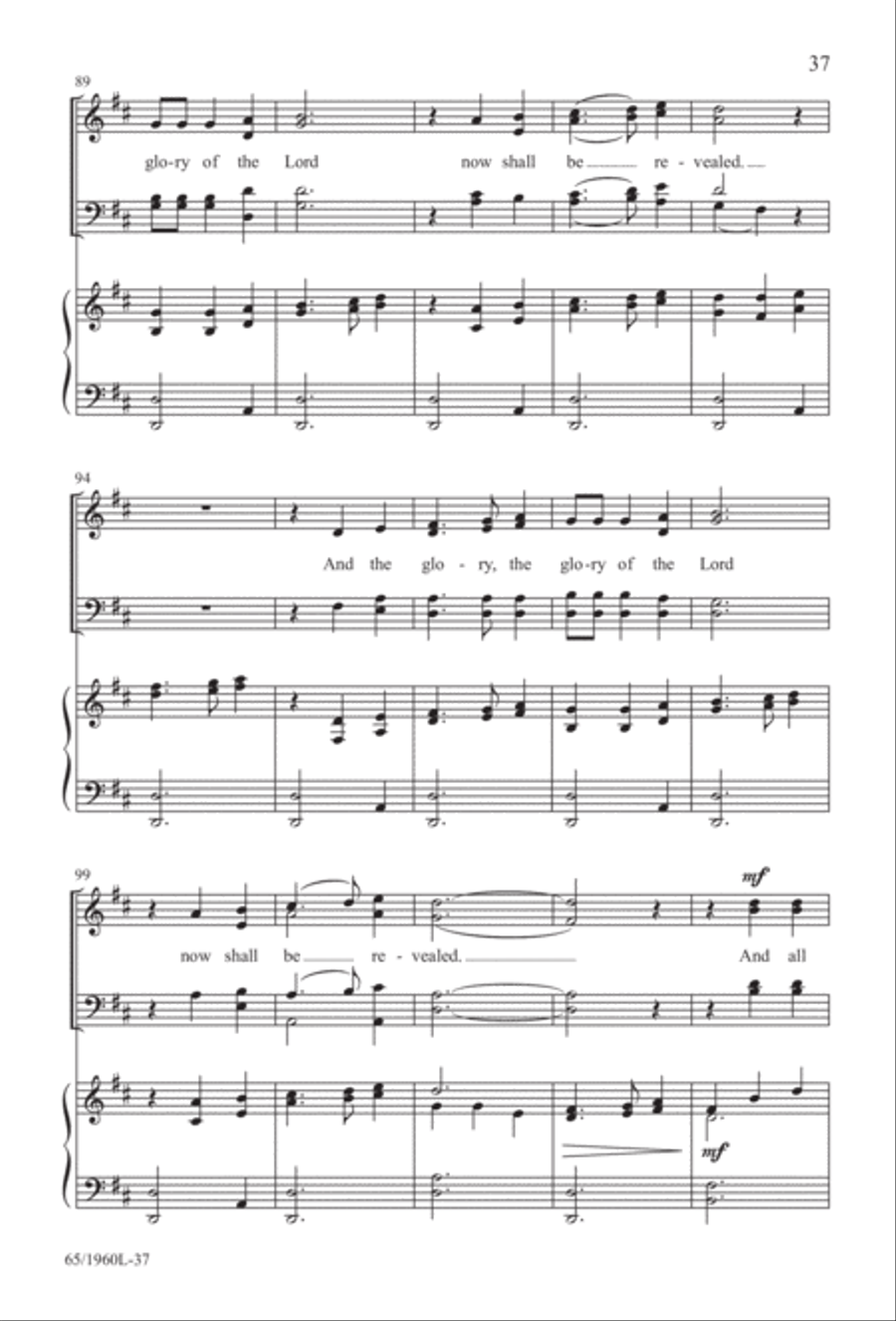 A New Birth...A New Beginning 4-Part scores gallery preview page 38
