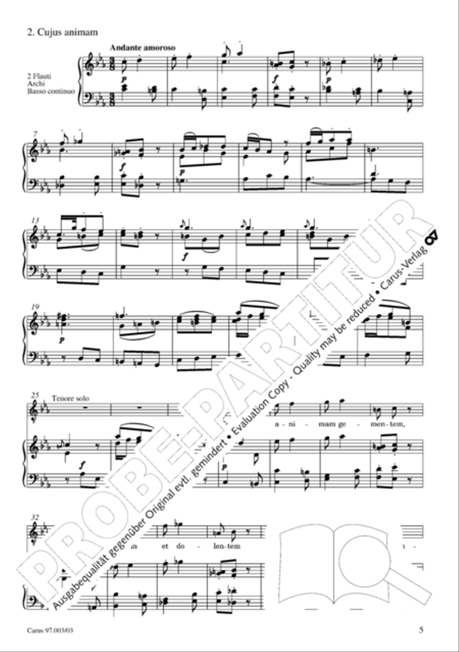 Stabat mater Stabat mater 4-Part scores gallery preview page 6