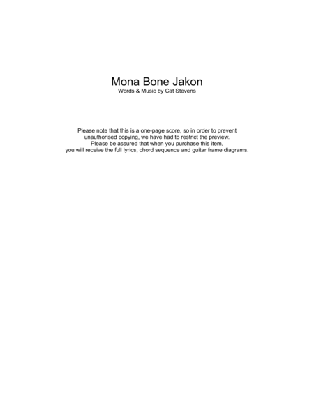 Mona Bone Jakon
