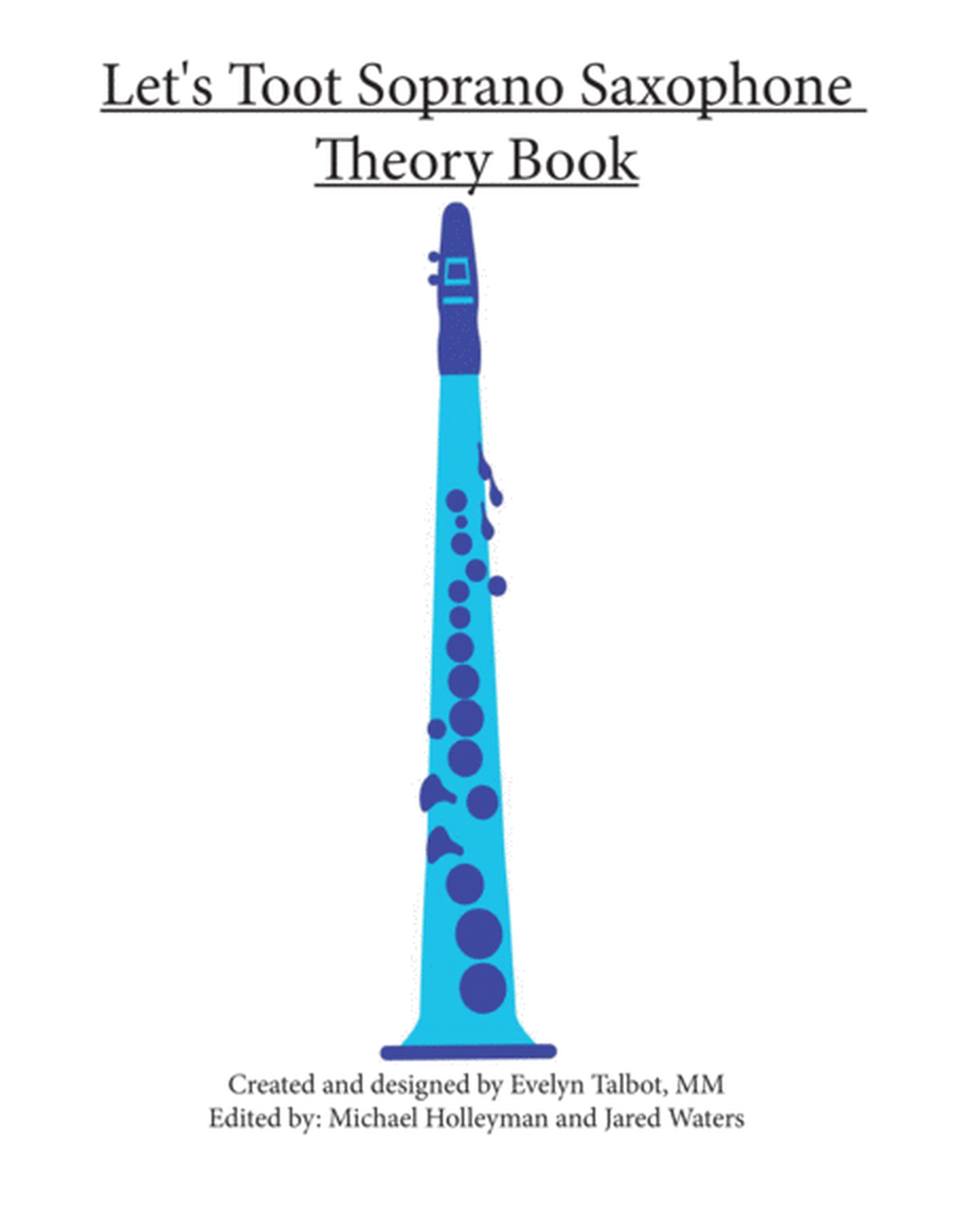 Let's Toot Soprano Saxophone Theory Workbook