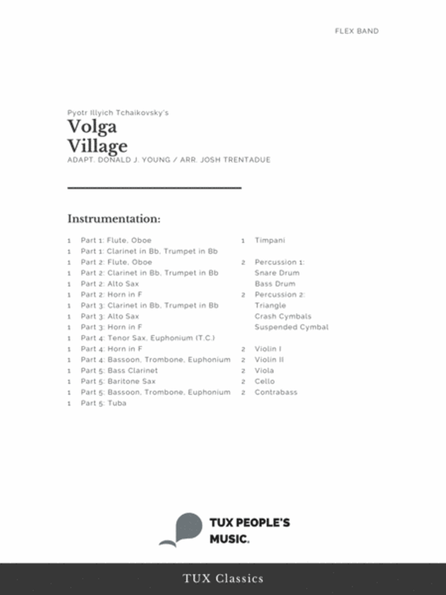 Volga Village (Selections from Voyevoda Overture)