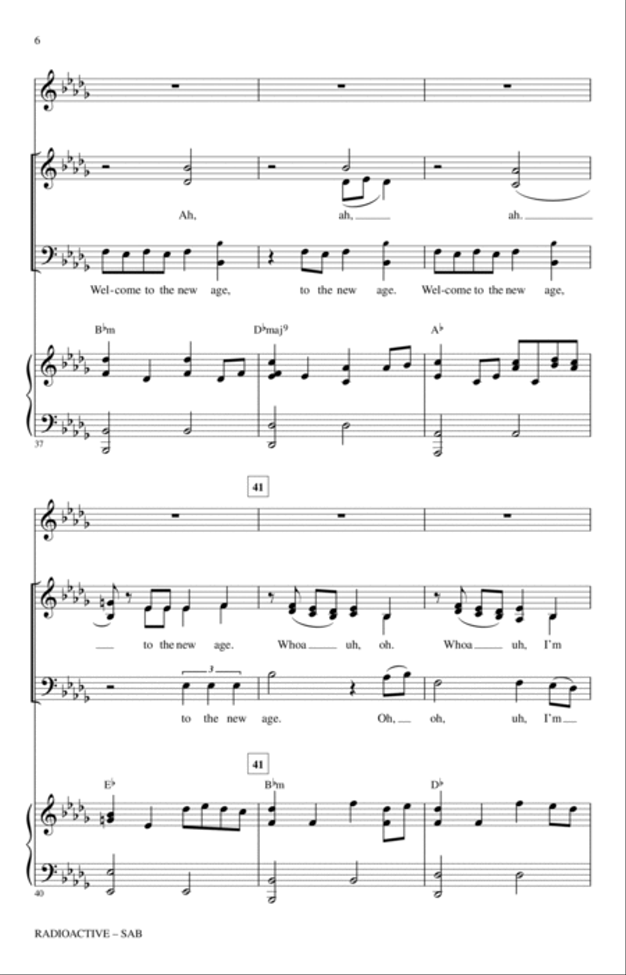 Radioactive 3-Part scores gallery preview page 5