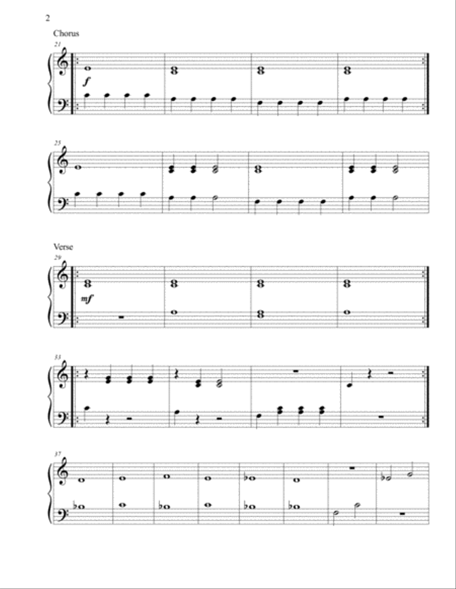 Can't Stop The Feeling from TROLLS Easy Piano scores gallery preview page 3