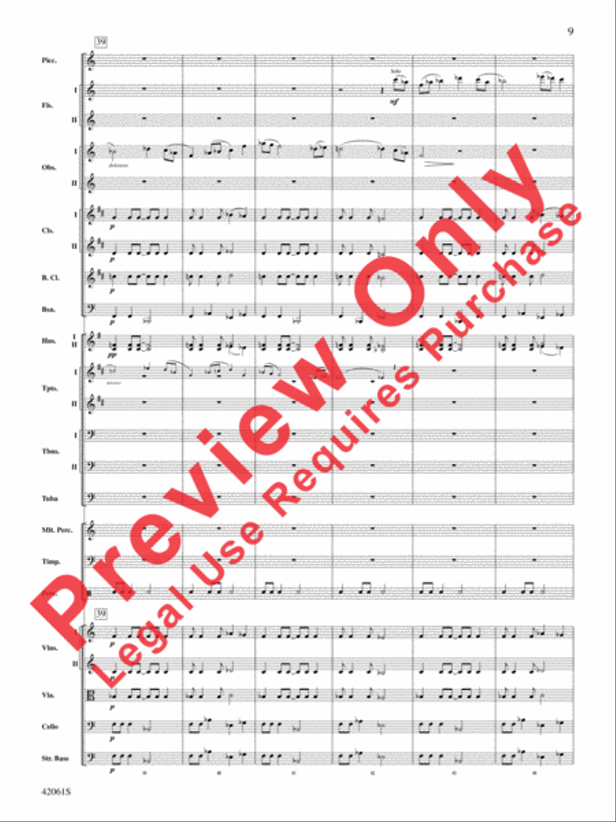 South County Sketches Full Orchestra scores gallery preview page 10