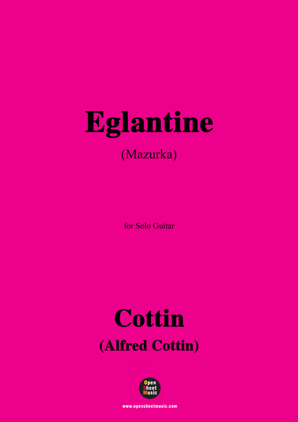 Cottin-Eglantine(Mazurka),for Guitar image number null