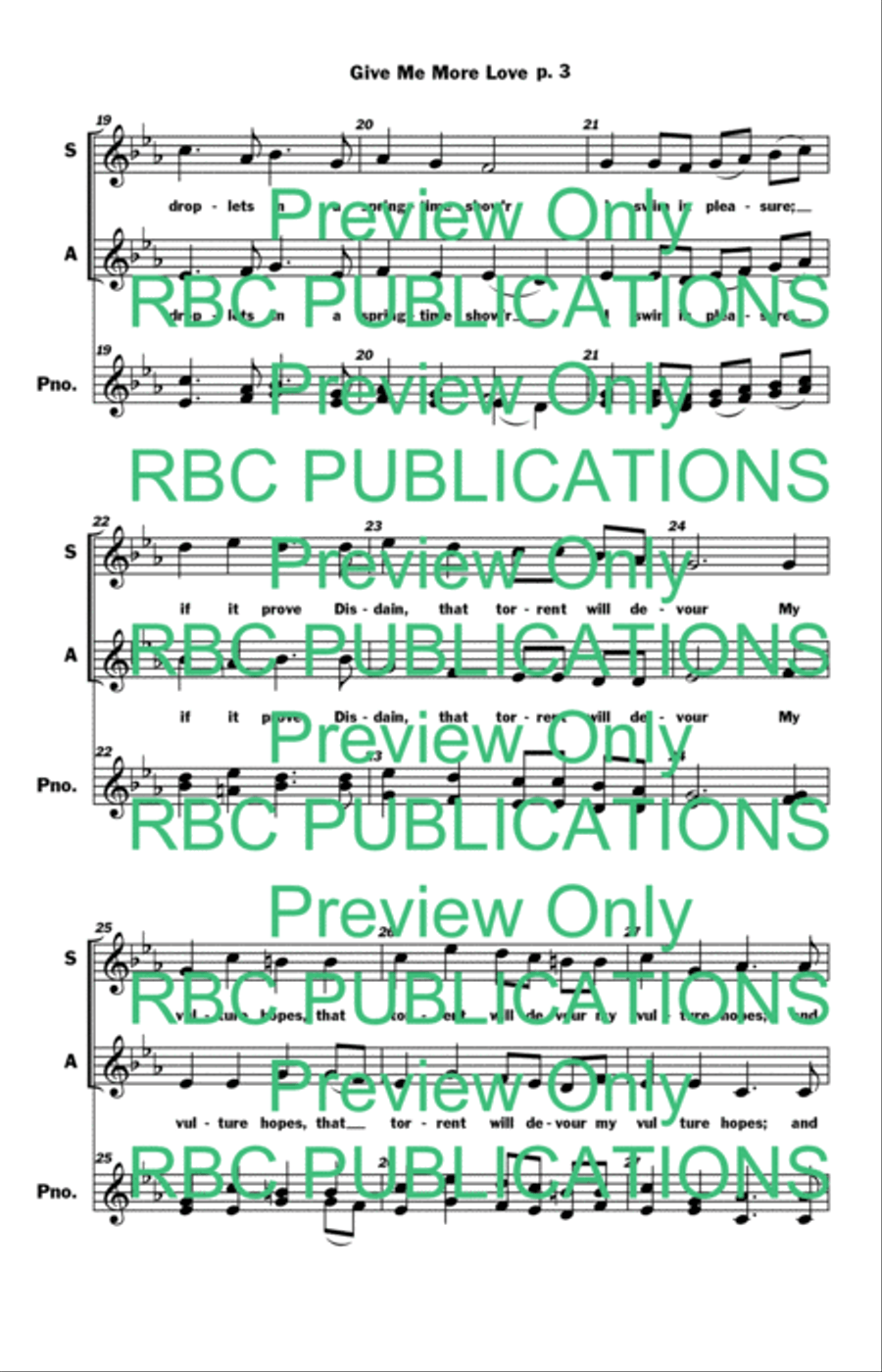 Give Me More Love (SA) Give Me More Love (SA) SA scores gallery preview page 6