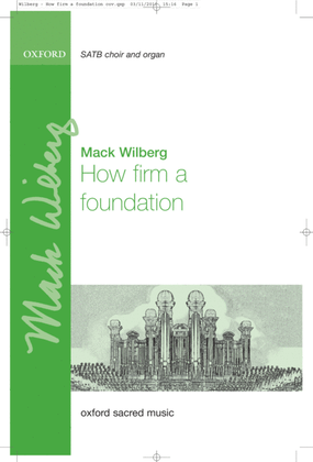 Book cover for How firm a foundation