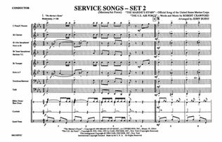 Service Songs - Set 2 (Marines/Air Force): Score