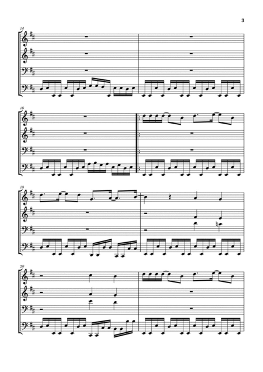 Raging Waters Brass Ensemble scores gallery preview page 4