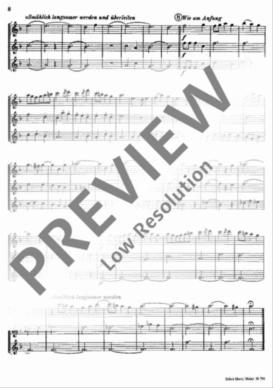 Trio Recorder scores gallery preview page 11