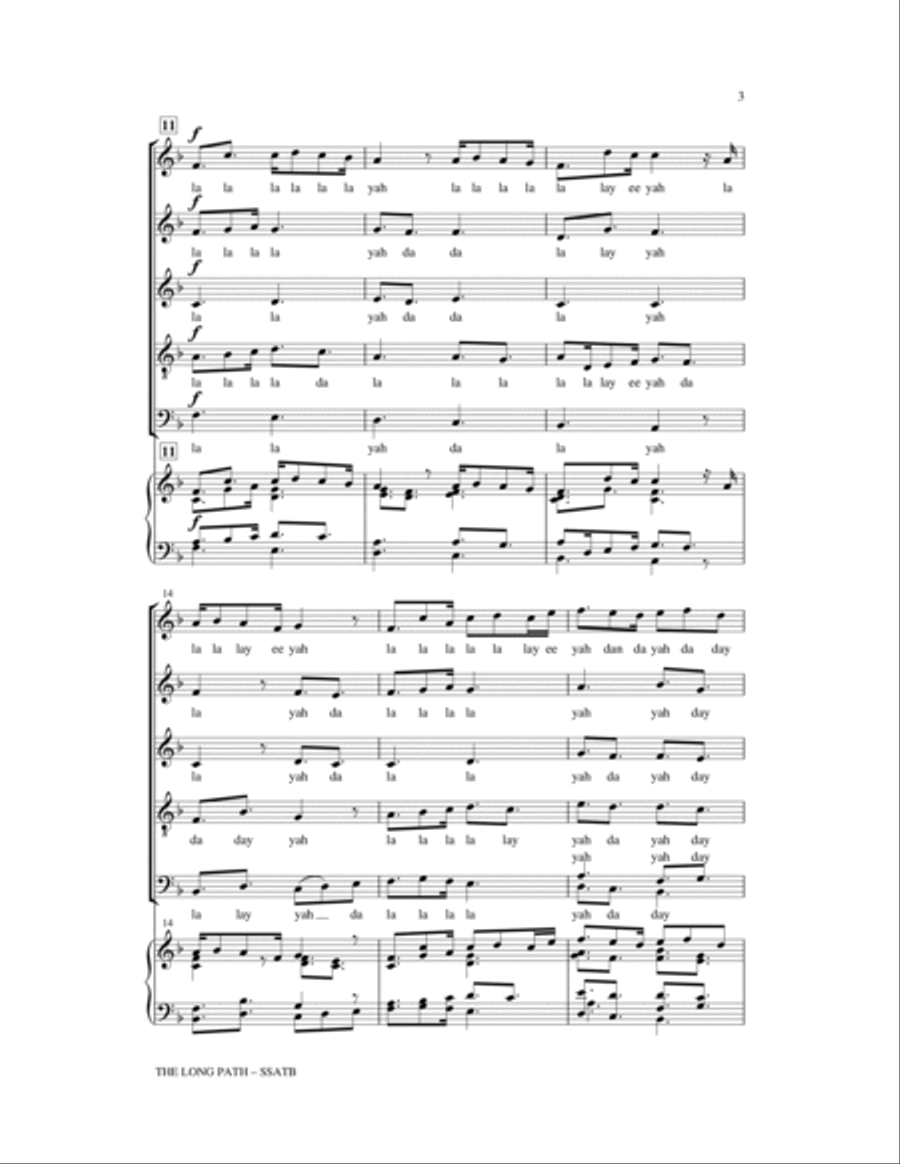 The Long Path The Long Path 4-Part scores gallery preview page 3
