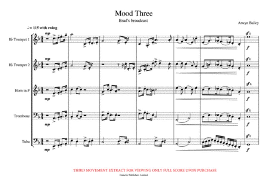 Hope Prevails Brass Ensemble scores gallery preview page 3