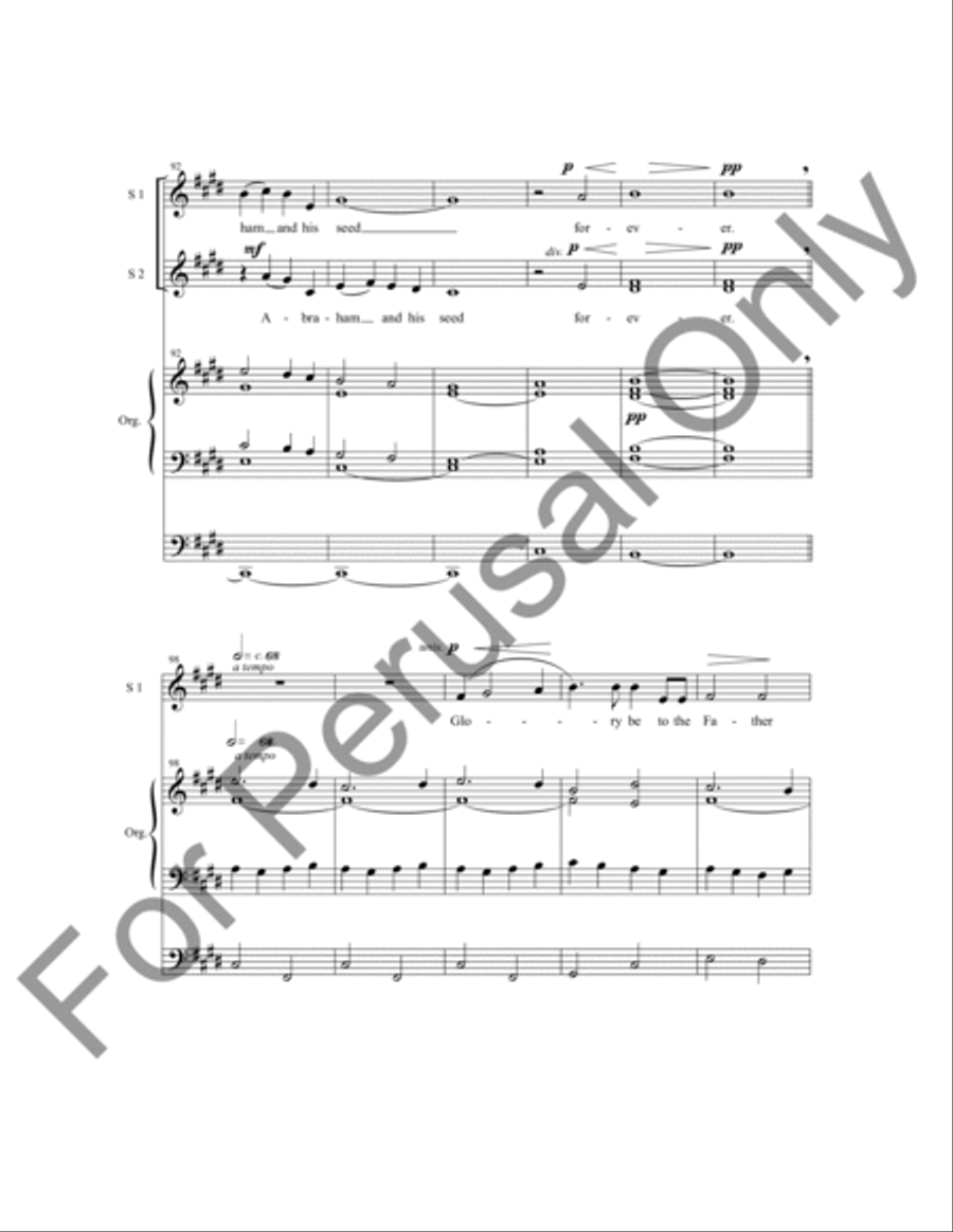 Magnificat and Nunc Dimittis in E SSA scores gallery preview page 11
