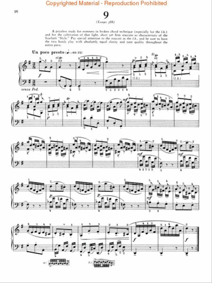 12 Easy Scarlatti Sonatas Piano Solo scores gallery preview page 4