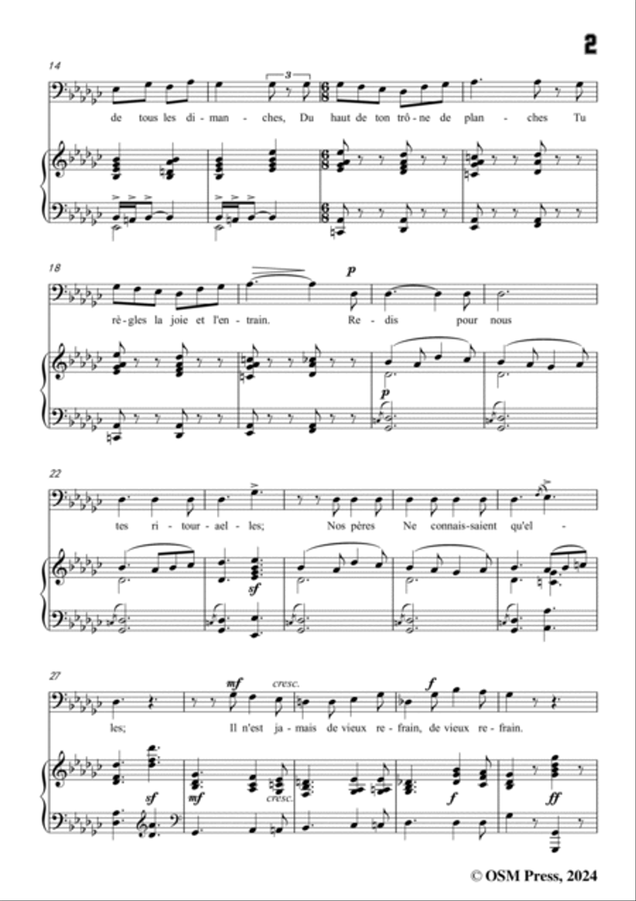 B. Godard-La ménétrier,in G flat Major,Op.10 No.6 Voice scores gallery preview page 3