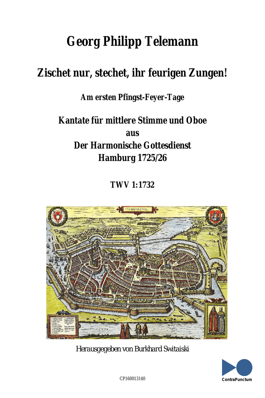 Harmonischer Gottesdienst TWV 1:1732 Zischet nur, stechet, ihr feurigen Zungen! Small Ensemble scores gallery preview page 1