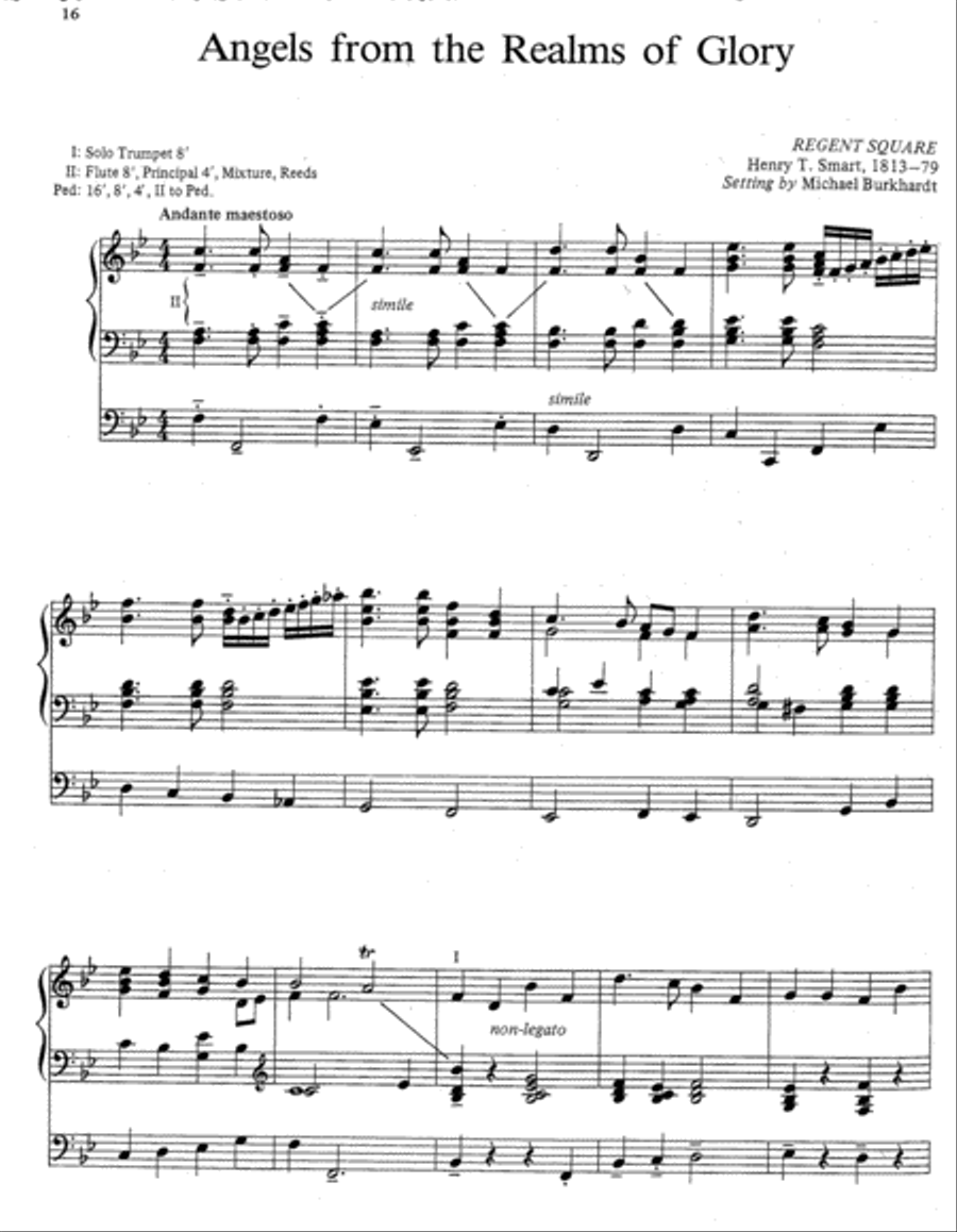 Five Christmas Hymn Improvisations, Set 1 Organ scores gallery preview page 4