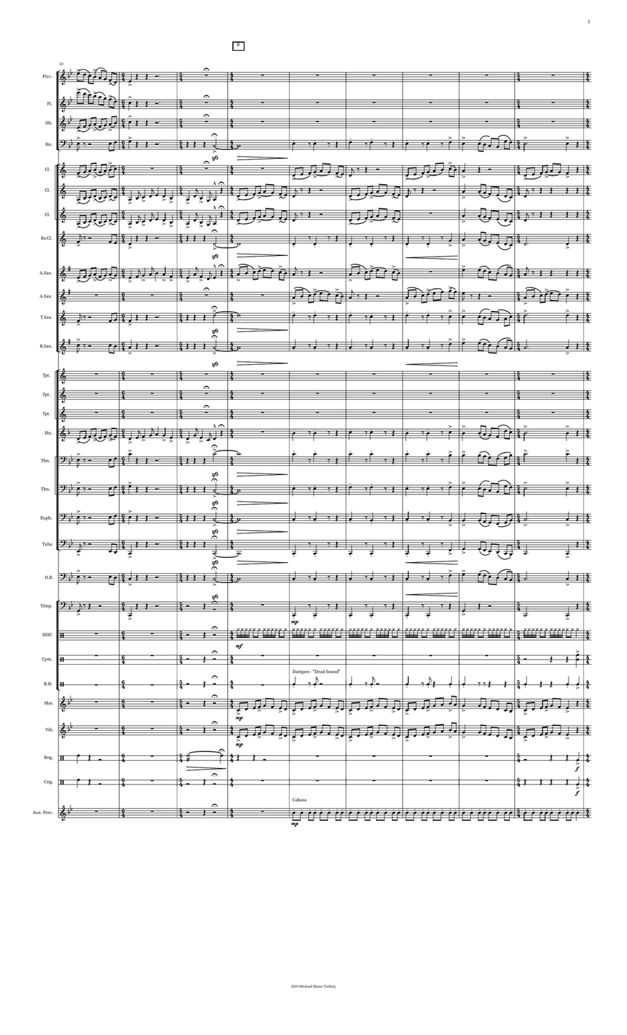 The Bow Rider Concert Band scores gallery preview page 4