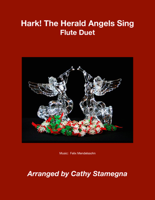Book cover for Hark! The Herald Angels Sing (Flute Duet)