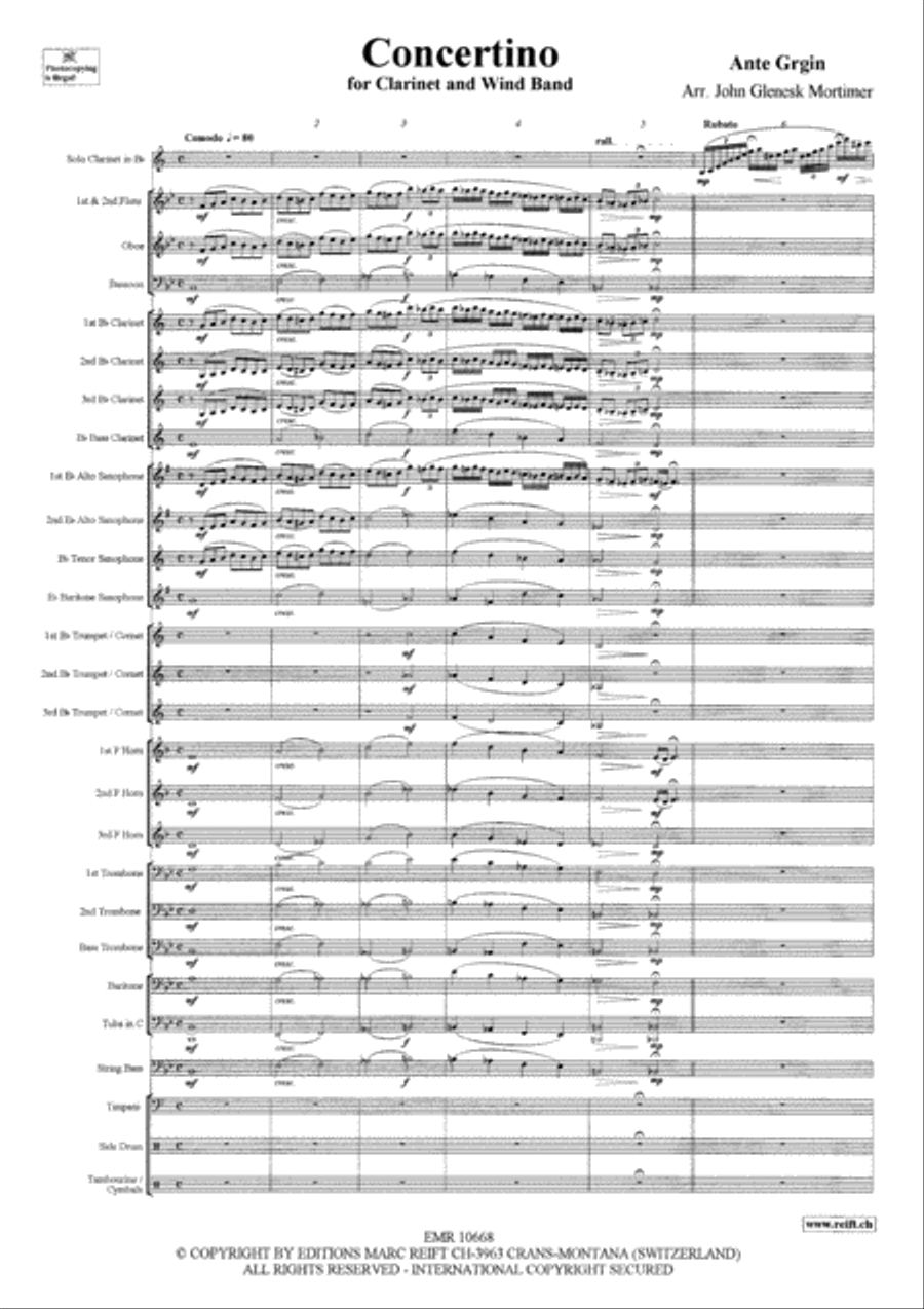 Concertino Concert Band scores gallery preview page 4