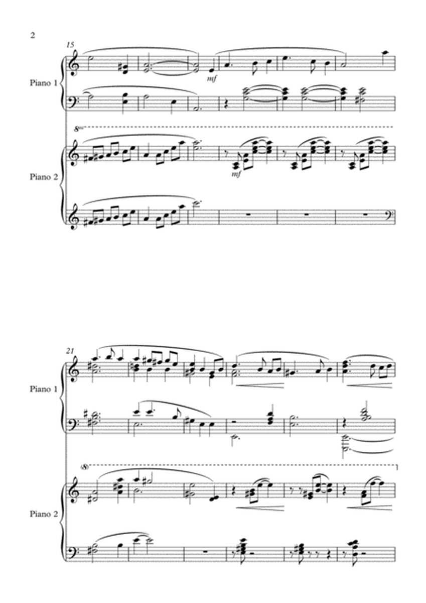 Suite for two Pianos, Op. 20, 1st Movement, Waltz image number null