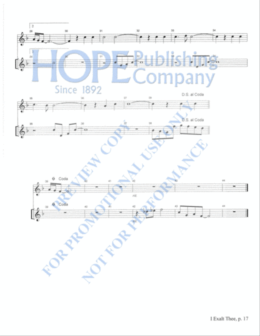 Praise Him with Instruments Orchestra scores gallery preview page 20