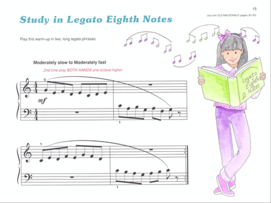 Alfred's Basic Piano Prep Course Technic, Book C Piano Method scores gallery preview page 3