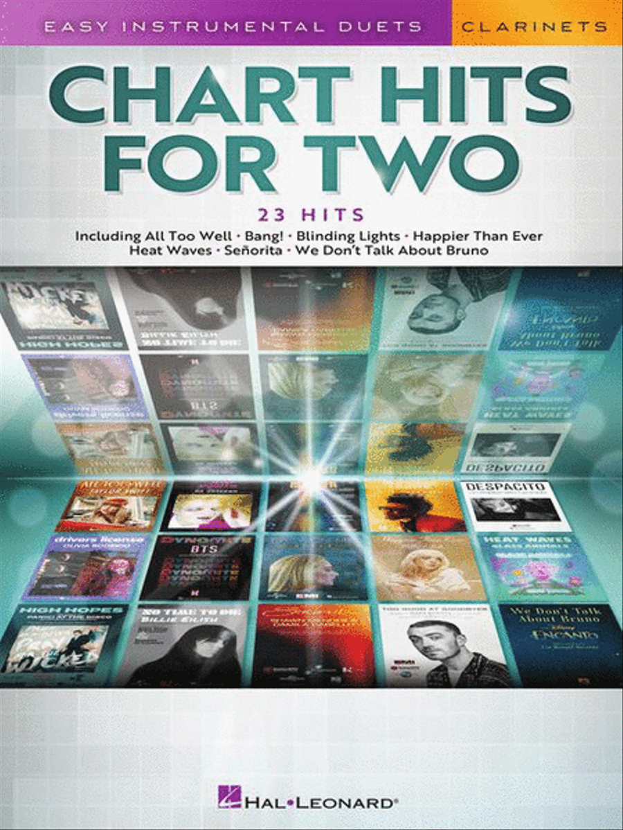 Chart Hits for Two Clarinet scores gallery preview page 2
