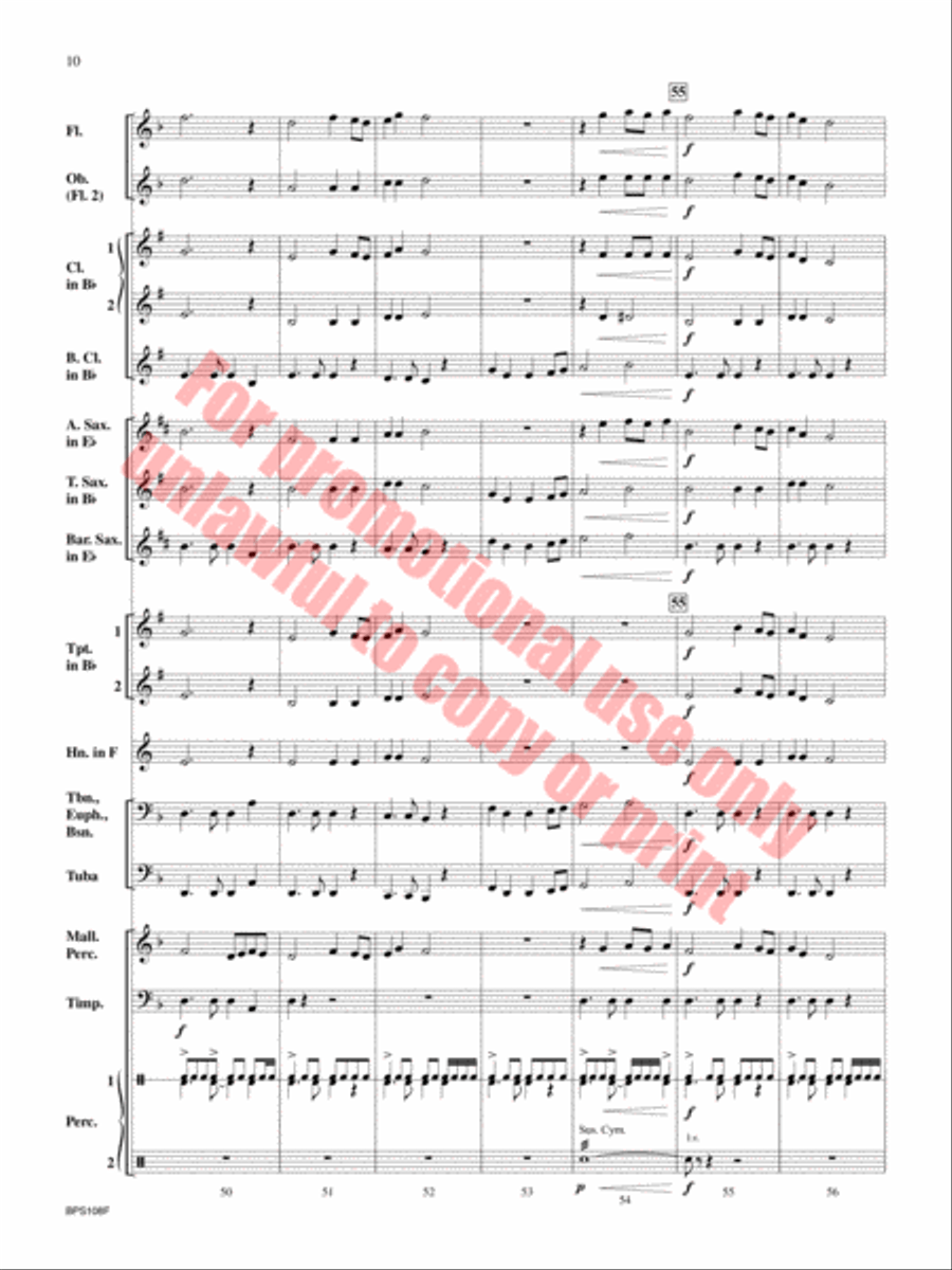 Night Fury Night Fury Concert Band scores gallery preview page 11