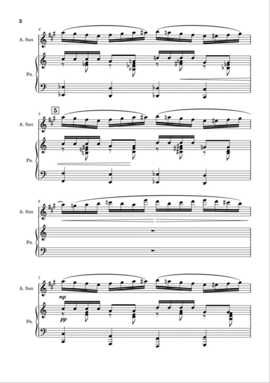 Scaramouche Alto Saxophone scores gallery preview page 2